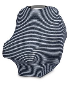 Aden and Anais Boys' Striped Snuggle Knit Multi-Use Cover - Baby