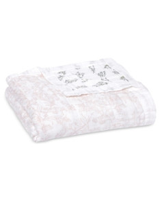 Aden and Anais Girls' Silky Soft Dream Blanket French Floral