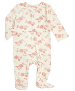 Aden and Anais Unisex Floral Print Footie - Baby