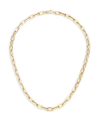 Adina Reyter 14K Yellow Gold Oval Link Collar Necklace, 16