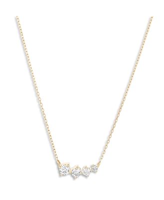 Adina Reyter 14K Yellow Gold Paris Diamond Graduated Curve Collar Necklace, 15-16