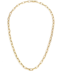 Adina Reyter 14K Yellow Gold Polished Oval Link Chain Necklace, 18