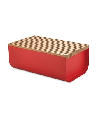Alessi Mattina Bread Box with Cutting Board Lid