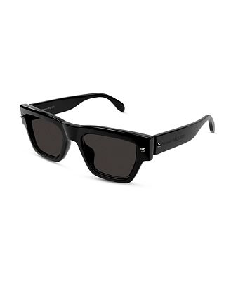 Alexander McQUEEN Spike Studs Rectangular Sunglasses, 53mm