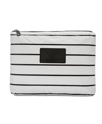 Aloha Collection Pinstripe Mid Pouch