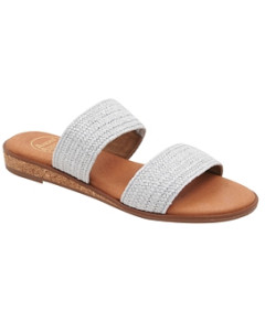 Andre Assous Women's Galia Slip On Strappy Slide Sandals