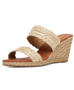 Andre Assous Women's Nolita Slip On Espadrille Wedge Sandals