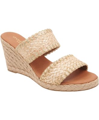 Andre Assous Women's Nolita Woven Espadrille Wedge Sandals