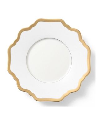 Anna Weatherley Antique White with Gold Saucer