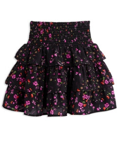 Aqua Girls' Floral Print Ruffled Skirt, Little Kid, Big Kid - 100% Exclusive