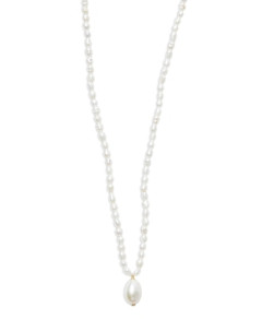 Argento Vivo Cultured Freshwater Pearl All Around Pendant Necklace in 18K Gold Plated Sterling Silver, 15.5-16.5