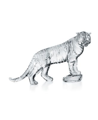 Baccarat Roaring Bengal Tiger Figurine