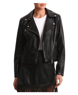 Bagatelle Faux Leather Biker Jacket