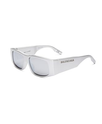 Balenciaga Led Square Sunglasses, 56mm