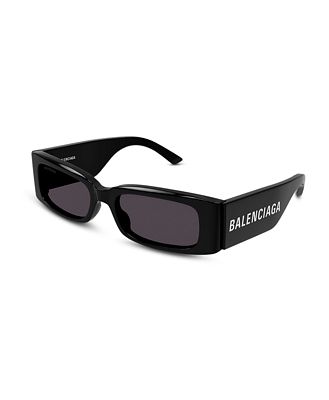 Balenciaga Max Rectangular Sunglasses, 56mm