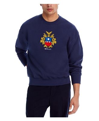 Bally Long Sleeve Crewneck Emblem Sweater