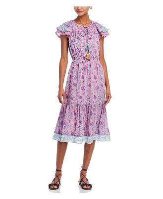 Bell Eva Peasant Midi Dress