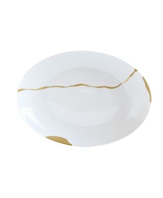 Bernardaud Kintsugi-Sarkis 24K Gold Deep Oval Platter