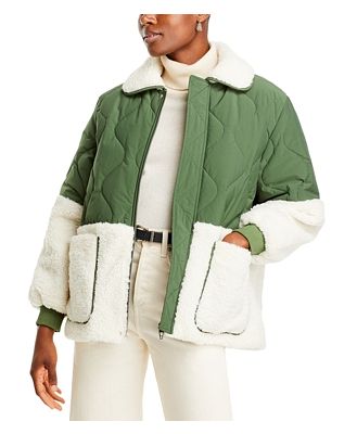 Blanknyc Faux Fur Quilted Jacket