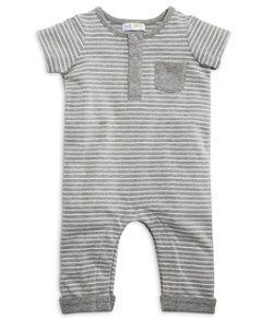 Bloomie's Baby Boys' Striped Coverall - Baby