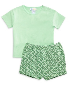 Bloomie's Baby Girls' Top & Floral Print Shorts Set - Baby