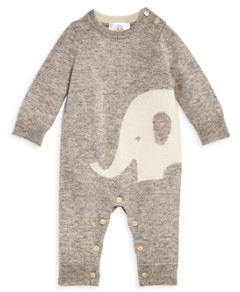 Bloomie's Unisex Elephant Cashmere Coverall, Baby - 100% Exclusive