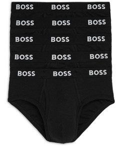 Boss Authentic Cotton Briefs, Pack of 5