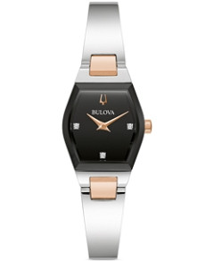 Bulova Gemini Bangle Watch, 33mm x 22.5mm