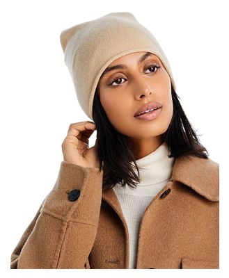 C by Bloomingdale's Cashmere Angelina Rolled Edge Slouch Hat - 100% Exclusive