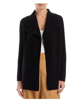 C by Bloomingdale's Cashmere Drape Front Cashmere Cardigan - 100% Exclusive