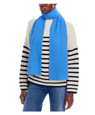 C by Bloomingdale's Cashmere Rib Knit Scarf - 100% Exclusive