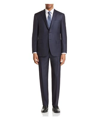 Canali Siena Sharkskin Classic Fit Suit