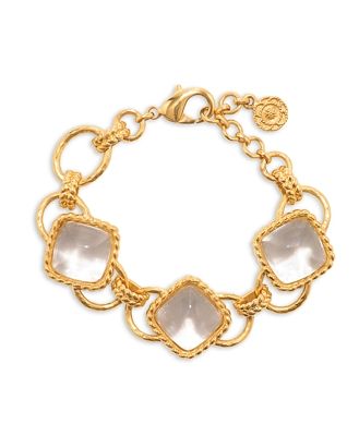Capucine De Wulf Blandine Quartz Chain Bracelet in 18K Gold Plated