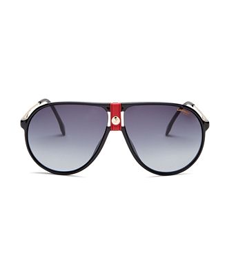 Carrera Brow Bar Aviator Sunglasses, 59mm