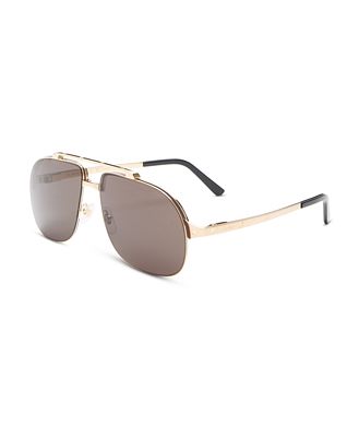 Cartier Aviator Sunglasses, 62mm