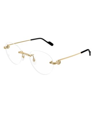 Cartier Premiere De Cartier Round Optical Glasses, 52mm