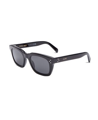 Celine Bold 3 Dots Rectangular Sunglasses, 51mm