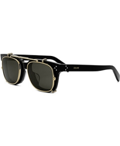 Celine Clip On Square Sunglasses, 50mm