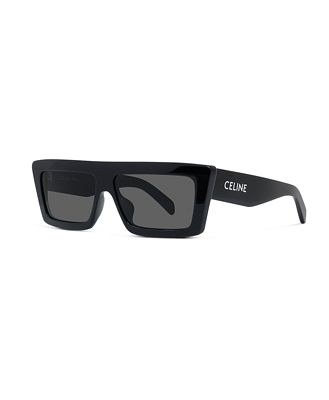 Celine Monochroms Rectangular Sunglasses, 57mm
