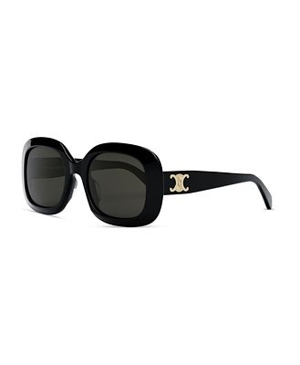 Celine Triomphe Square Sunglasses, 53mm