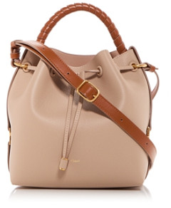 Chloe Marcie Leather Bucket Bag