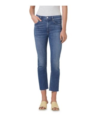 Citizen of Humanity Isola Mid Rise Cropped Straight Jeans in Lawless