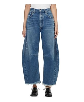 Citizens of Humanity High Rise Wide Leg Horseshoe Jeans in Magnolia
