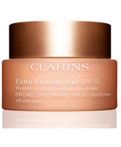 Clarins Extra-Firming & Smoothing Day Moisturizer, Spf 15 for All Skin Types 1.7 oz.