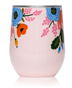 Corkcicle Lively Floral Stemless Wine Cup