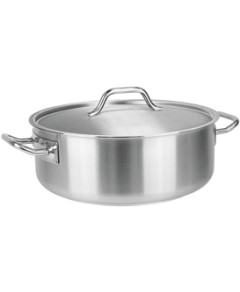 Cristel Stainless Steel 10 Qt. Stew Pan