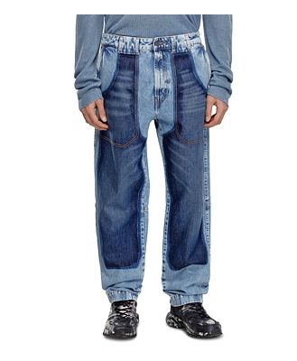 Diesel D-p-5-d-s Loose Tapered Fit Jeans in Denim