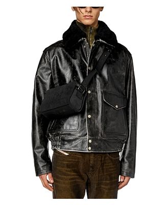 Diesel L-Muds Leather Jacket