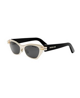 Dior CDior B3U Mirrored Butterfly Sunglasses, 53mm
