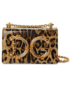 Dolce & Gabbana Dg Girls Leopard Print Crossbody Bag